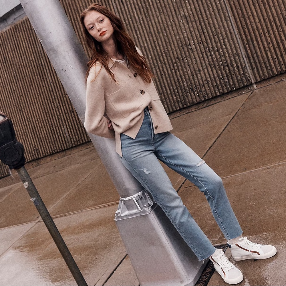 Madewell The Petite Perfect Vintage Jean in Coffey Wash